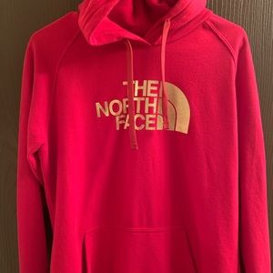 Women’s L Hot Pink North Face Hoodie